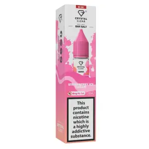 Strawberry Ice Cream Nic Salt E-Liquid by Crystal Clear Bar Salts 10ml